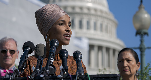 U.S. Rep. Ilhan Omar voted “present” during a congressional vote condemning the WWI-era Armenian genocide at the hands of the Turks. (AP file photo)