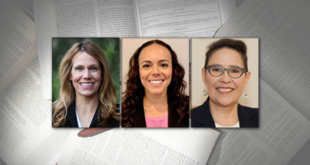 Julie Allyn (from left), Maximillia Utley andTerri Yellowhammer