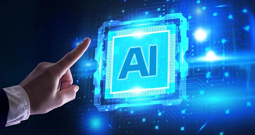 AI Learning and Artificial Intelligence Concept. Business, modern technology, internet and networking concept.