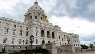 The Minnesota State Capitol is seen on June 29, 2021.