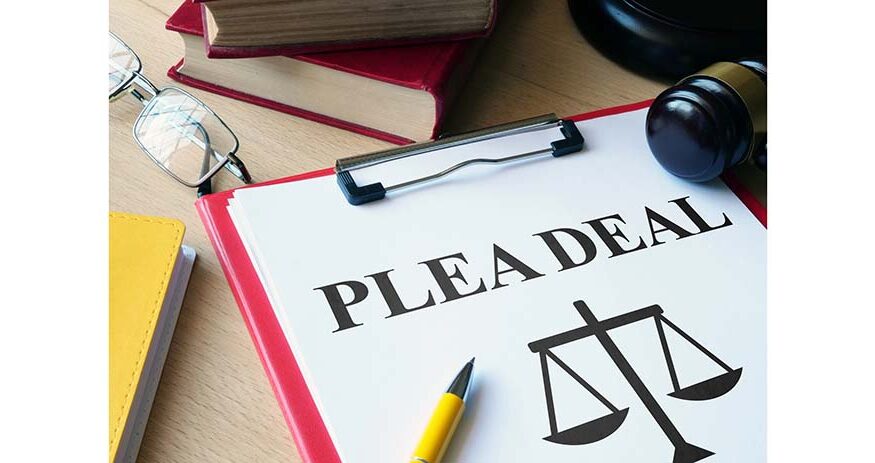 Plea deal or agreement is shown as legal concept