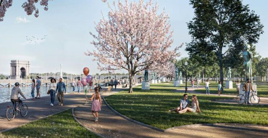 D.C. groups sue over Trump’s planned ‘Garden of American Heroes’